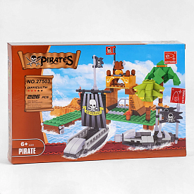 Конструктор AUSINI 27503 (36/2)  "Пірати. Раптовий напад", 226 деталей, в коробці - 1 - smarttoys.com.ua
