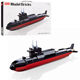 Конструктор SLUBAN M38-B0703 "Model Bricks": Підводний човен, 1:450,  227 дет. - 1 - smarttoys.com.ua