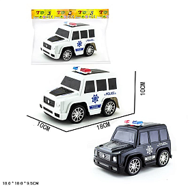 Машина поліцейська арт. 12027-5 (240шт)   2кольори,  пакет 18*10*9,5см - 1 - smarttoys.com.ua