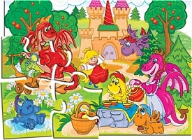 Гра-пазл "Динозаврики"  24 ел. в пак. - 2 - smarttoys.com.ua