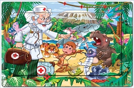 Гра-головоломка, Арт.СН-01. К.Чуковський, Лікар Айболить - 1 - smarttoys.com.ua