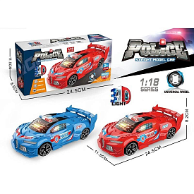 Машинка 12-3 (144/2) 2 види, звуки та мелодії, 3D-підсвічування, колеса вільного ходу, в коробці - 1 - smarttoys.com.ua