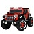Джип M 5845EBLR-3 радіокер. 2,4G, 1*12V12AH, 4*45W, MP3, TF, USB,BT,EVA,шкіра,муз.,світло,червоний - 1 - smarttoys.com.ua