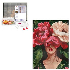 Набір з алмазною мозаїкою "Загадкові півонії" 30x40см - 1 - smarttoys.com.ua