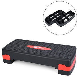 Степ-платформа MS 0534-6 2 сходинки,розмір 68-29-10см/15см, чорно-червоний, кор., 69-30-11см - 1 - smarttoys.com.ua