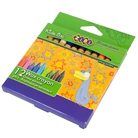Олівці воскові, 12 кольорів - 1 - smarttoys.com.ua