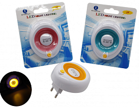 Нічник №QL-522 пл. LED 1шт на листі 40шт в пач. на розет. 220В фіг. Пташине гніздо (240)  - 1 - smarttoys.com.ua