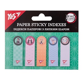 Індекси паперові Yes "Demon Slayer", 55*15мм, 100 шт (5x20) - 1 - smarttoys.com.ua