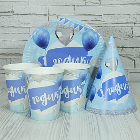 Набір на 10 персон 1 годик Мальчик - 1 - smarttoys.com.ua