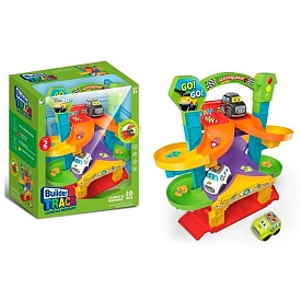 Гараж 099-7 3 поверхи, трек, машинка 2шт., 19дет., мікс видів, кор., 41-45-10 см. - 1 - smarttoys.com.ua