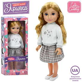 Лялька M 6188 I UA  Яринка, 4 пісні, муз. (укр.), бат. (табл.), кор., 20-48-10 см. - 1 - smarttoys.com.ua