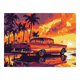 Набір для розпису по номерах "Ретро захід сонця" 30х40см - 1 - smarttoys.com.ua