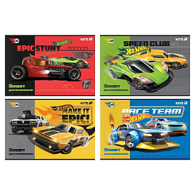 Зошит для малювання, 12 арк., скоба, софт тач + УФ лак, HW - 1 - smarttoys.com.ua