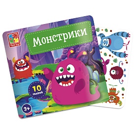 Набір для творчості Vladi Toys з наліпками. "Монстрики" VT4206-52 - 1 - smarttoys.com.ua