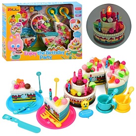 Продукти 35970 солодощі, торт, на липучці, музика, світло,чайний сервіз на 2 особи,прикраси на торт - 1 - smarttoys.com.ua
