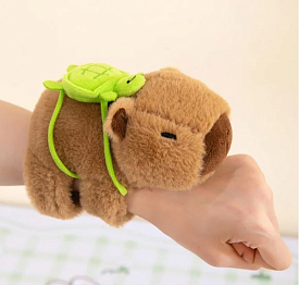 М'яка іграшка "Капібара", браслет, з аксесуарами, 20см - 1 - smarttoys.com.ua