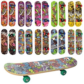 Скейт MS 0324-4 пласт. підвіска, колеса ПВХ, 7 шарів, 10 видів, розібр., 43-13 см. - 1 - smarttoys.com.ua