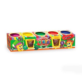 Набір креативної творчості "Тiсто для лiпки "Master Do" 5 банок*50г укр. (9)  - 1 - smarttoys.com.ua