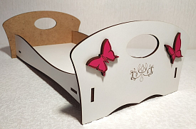 Ліжко велике 1 (біле) - 1 - smarttoys.com.ua