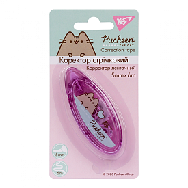 Коректор YES стрічковий 5мм х 6м "Pusheen" - 1 - smarttoys.com.ua