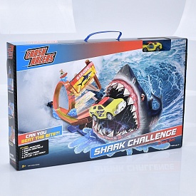 Трек SS056 1:64, оберт 360, пастка-акула, запуск, машинка, 12дет, кор., 55-35-7,5 см. - 1 - smarttoys.com.ua