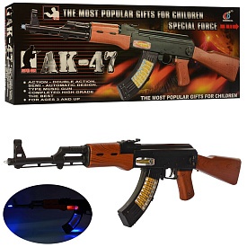 Автомат 800B-1-2 вібро, мікс видів, муз., світло, бат., кор., 53-21-5 см. - 1 - smarttoys.com.ua