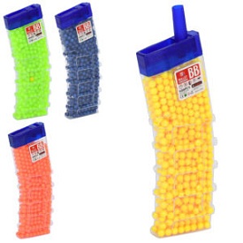 Кулі 1588-047  пластик, 4 кольори, в колбі, 16,5-6-2см - 1 - smarttoys.com.ua