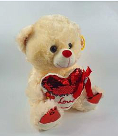 Ведмідь з серцем 40см 196640  - 1 - smarttoys.com.ua