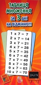 Вивчення таблиці множення (у) - 1 - smarttoys.com.ua
