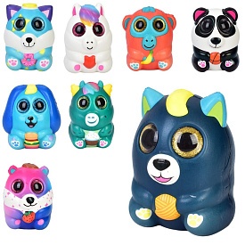 Фігурка FG240428009Q сквіши, тварини, аромат, 8 видів, упак. 8 шт. в кул.,,10-13-10 см. - 1 - smarttoys.com.ua