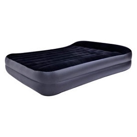 Велюр ліжко 24018EU надувний, 203х152х46см, вбуд. електр. насос, до 300кг, флок.покриття,кор., - 1 - smarttoys.com.ua