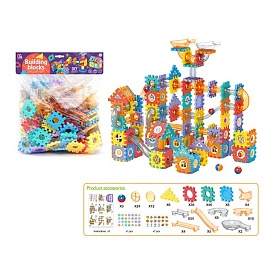 Конструктор HL-26 деталі-пазли, трубчатий/лабіринт, кульки, 202дет., кул., 30-37-10 см. - 1 - smarttoys.com.ua