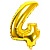 Кульки надувні фольговані MK 2723-1 (1000шт) цифри, 18 дюймів, цифра 4,золото - 1 - smarttoys.com.ua