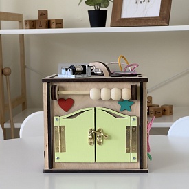 Бізікуб 15х15х15 см не фарбований - 8 - smarttoys.com.ua