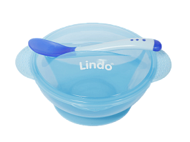 А 49 Тарілка на присосці з кришкою та термоложкою - 2 - smarttoys.com.ua