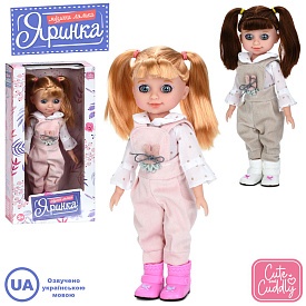 Лялька M 6170 I UA Яринка, пісні, 2 види, муз. (укр), бат.(табл.), кор., 15-29-7 см. - 1 - smarttoys.com.ua