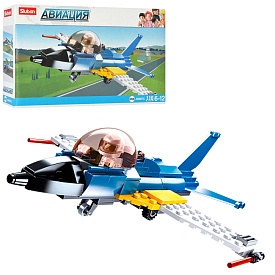 Конструктор SLUBAN M38-B0667C "Авіація": літак, фігурка, 116 дет. - 1 - smarttoys.com.ua