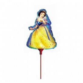 Кульки фольговані, N34-М23, Імп ПРИНЦЕСИ (блакитний фон) - 1 - smarttoys.com.ua