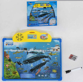 Досточка інтерактивна 7281 (24) "Підводний світ", двостороння, російською мовою, в коробці  - 1 - smarttoys.com.ua