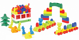 Конструктор "Майстер-Блок" №6 (113 деталей), пак. пвх 1-028  - 1 - smarttoys.com.ua