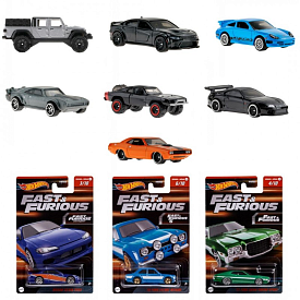 Тематична машинка “Форсаж” Hot Wheels (в ас.) - 1 - smarttoys.com.ua