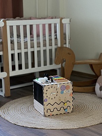 Бізікуб  30х30х30 см не фарбований - 5 - smarttoys.com.ua