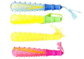 Бульбашки мильні булава на мотузці, середні 19,5 см 4 кольори мікс - 1 - smarttoys.com.ua