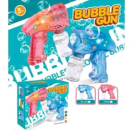 Мильні бульбашки 113 пістолет 14см,світ,запас7-4см2 кольори,на бат-ці в кор-ці,14,5-14,5-5,5см - 1 - smarttoys.com.ua