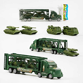Трейлер JL 009-1 /2 (144/2) 2 види, 2 танки, інерція, в пакеті - 1 - smarttoys.com.ua