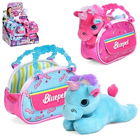 Тварина DR5149 єдиноріг, м'яка іграшка, сумка, 2 види, 12шт. в диспл., 32-23-24,5 см. - 1 - smarttoys.com.ua