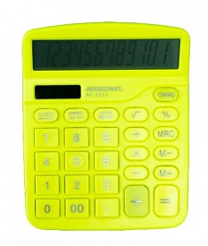 Калькулятор ASSISTANT АС-2312 yellow - 1 - smarttoys.com.ua