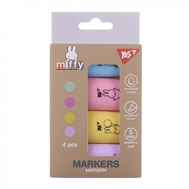 Маркер текстовий Yes "Miffy" в наборі, 4 шт. - 1 - smarttoys.com.ua