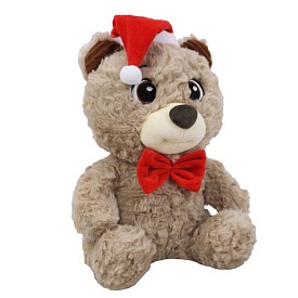 Ведмідь новорічний арт.00582-4 (24x19x14) - 1 - smarttoys.com.ua