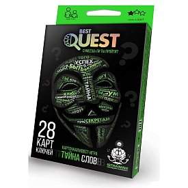 Карткова квест-гра "Best Quest" Таємниця слів BQ-01-01U, 02U, 03U УКР. (32) "Danko Toys" - 1 - smarttoys.com.ua